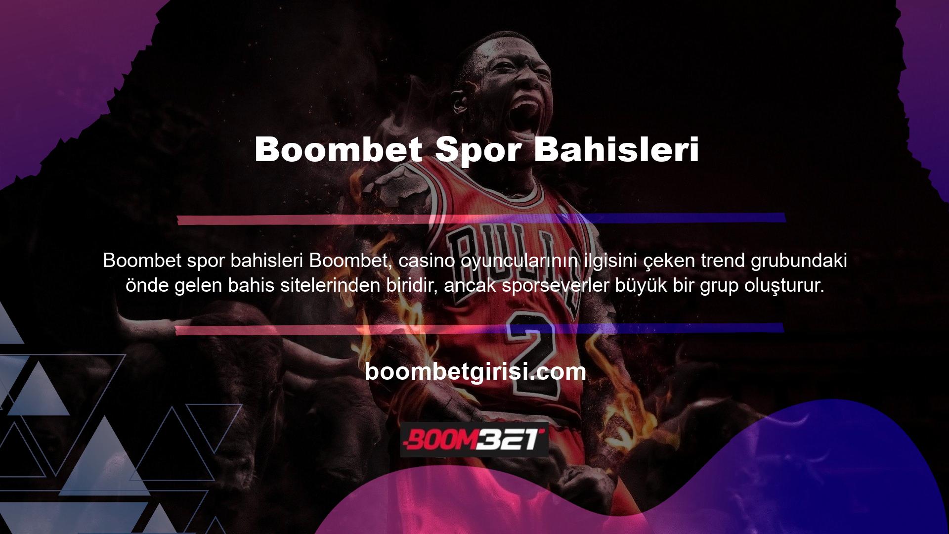 En heyecanlı kullanıcılar için en iyi oranları sunan Boombet spor bahis sitesi, ligin başlamasıyla birlikte daha da ilgi çekici hale gelecek