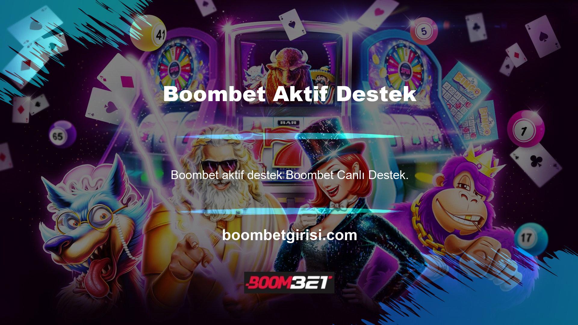 Sitedeki en aktif iletişim tekniklerinden biri canlı destek hattıdır
